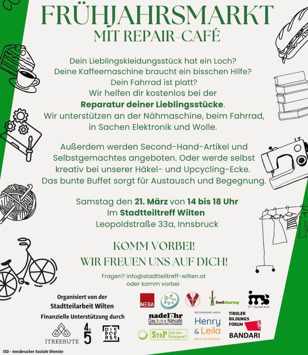 Frühjahrsmarkt mit Repaircafe 21.03.26